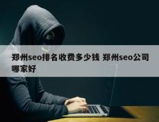 郑州seo排名收费多少钱 郑州seo公司哪家好