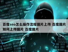 百度seo怎么操作流程图片上传 百度图片如何上传图片 百度图片