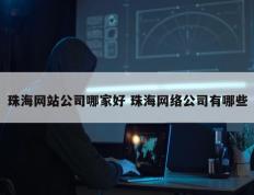 珠海网站公司哪家好 珠海网络公司有哪些