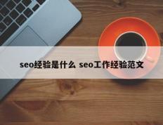 seo经验是什么 seo工作经验范文