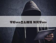 学好seo怎么赚钱 如何学seo