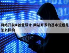 网站开发&创意设计 网站开发的基本流程是怎么样的