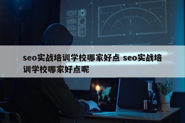 seo实战培训学校哪家好点 seo实战培训学校哪家好点呢