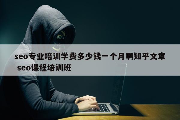 seo专业培训学费多少钱一个月啊知乎文章 seo课程培训班