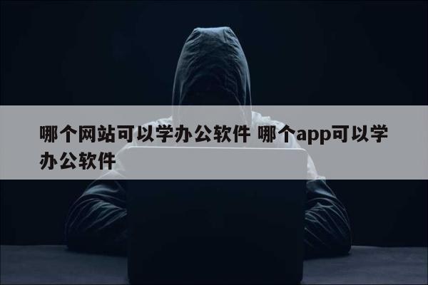 哪个网站可以学办公软件 哪个app可以学办公软件