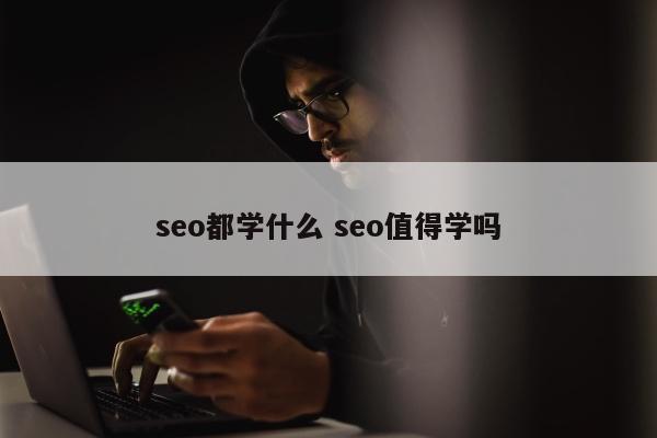 seo都学什么 seo值得学吗