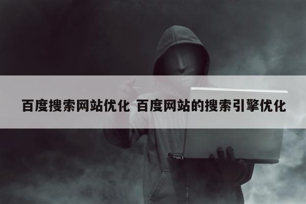 百度搜索网站优化 百度网站的搜索引擎优化