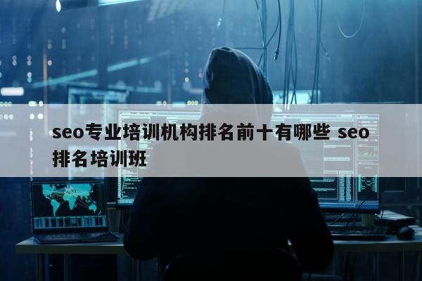 seo专业培训机构排名前十有哪些 seo排名培训班