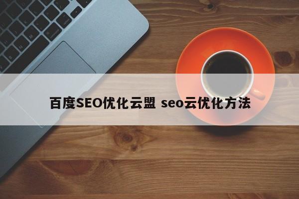 百度SEO优化云盟 seo云优化方法