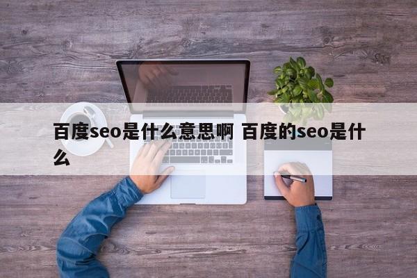 百度seo是什么意思啊 百度的seo是什么