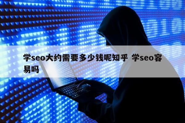 学seo大约需要多少钱呢知乎 学seo容易吗