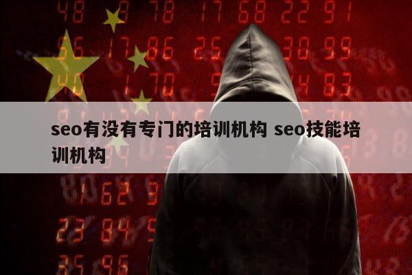 seo有没有专门的培训机构 seo技能培训机构