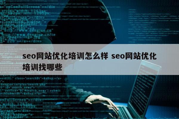 seo网站优化培训怎么样 seo网站优化培训找哪些