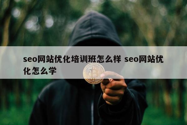 seo网站优化培训班怎么样 seo网站优化怎么学