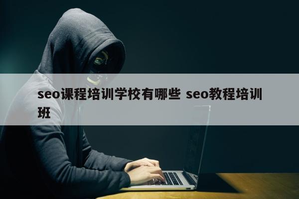 seo课程培训学校有哪些 seo教程培训班