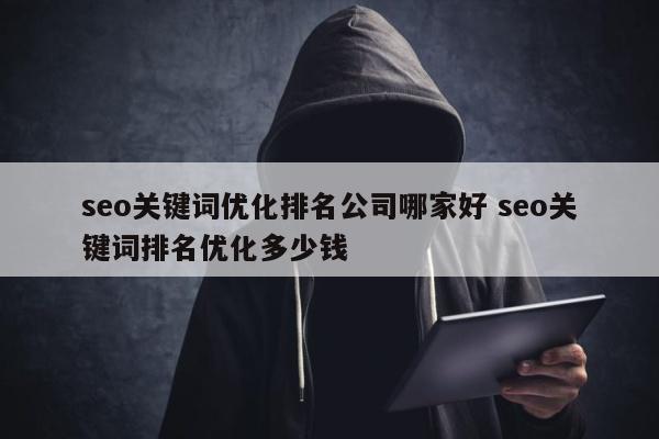 seo关键词优化排名公司哪家好 seo关键词排名优化多少钱